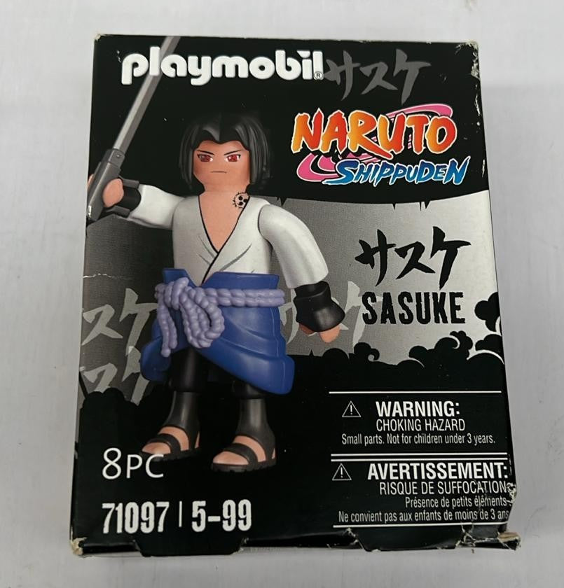 Playmobil 71097 Naruto: Sasuke Figure Set, Naruto Shippuden Anime Collectors