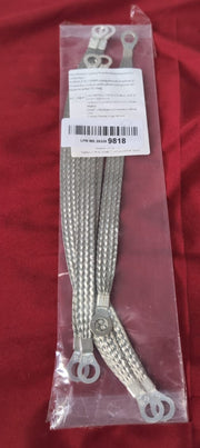 Universal Automotive Ground Strap Alpha Rider Silver 5 pack