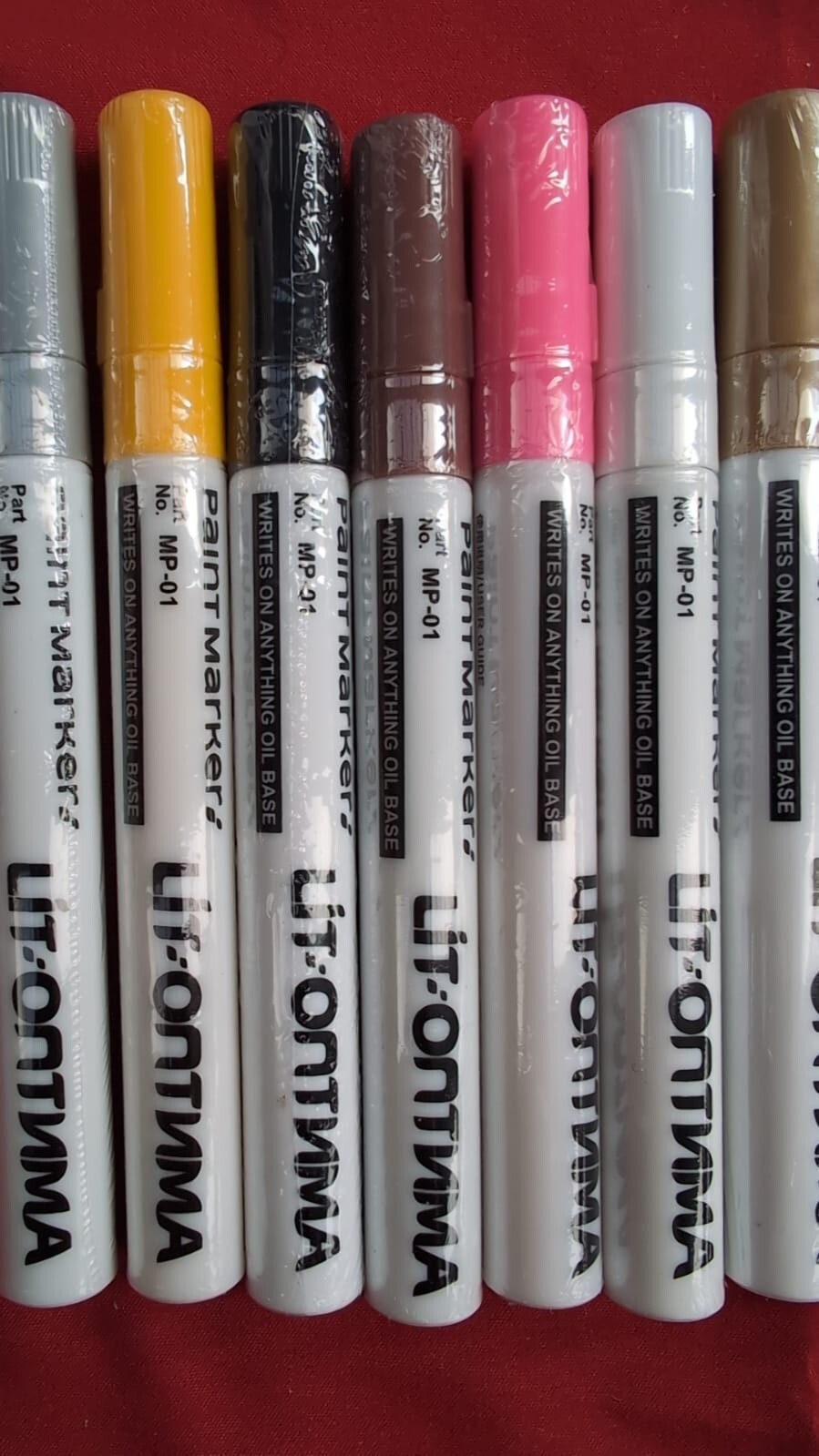 Permanent Marker Waterproof Pens, Paint Pens, Colourful Glass, Stones (12pack)