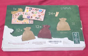 LIVAIA DIY Advent Calendar Kit - Craft Advent with 24 (box damaged)