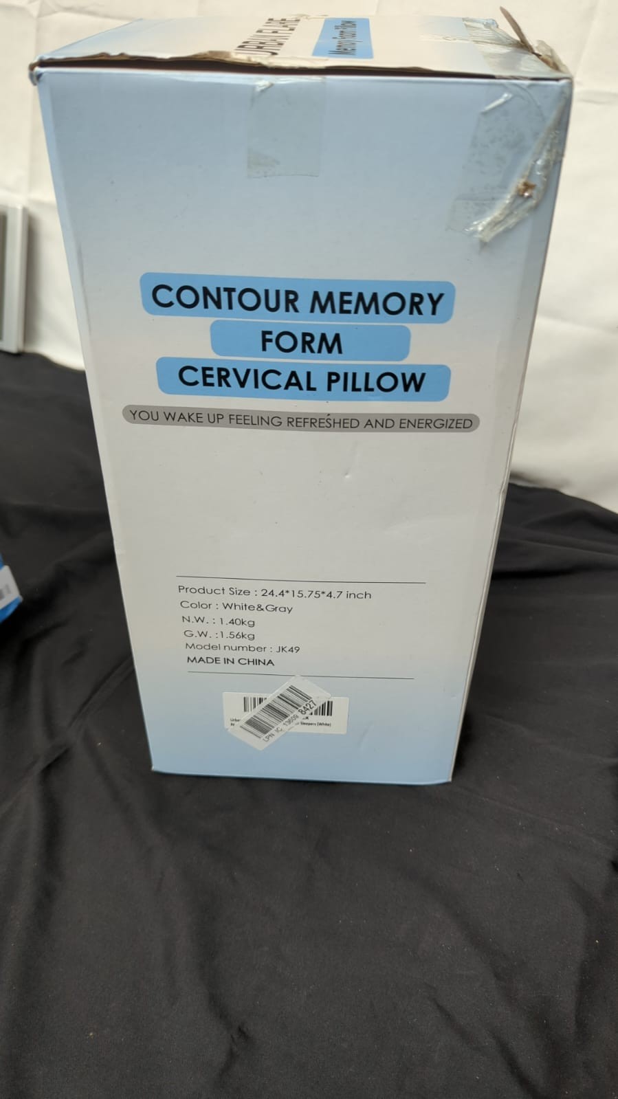 Memory Foam Pillow for Neck and Shoulder Cervical Ergonomic (BOXDAMAGED)