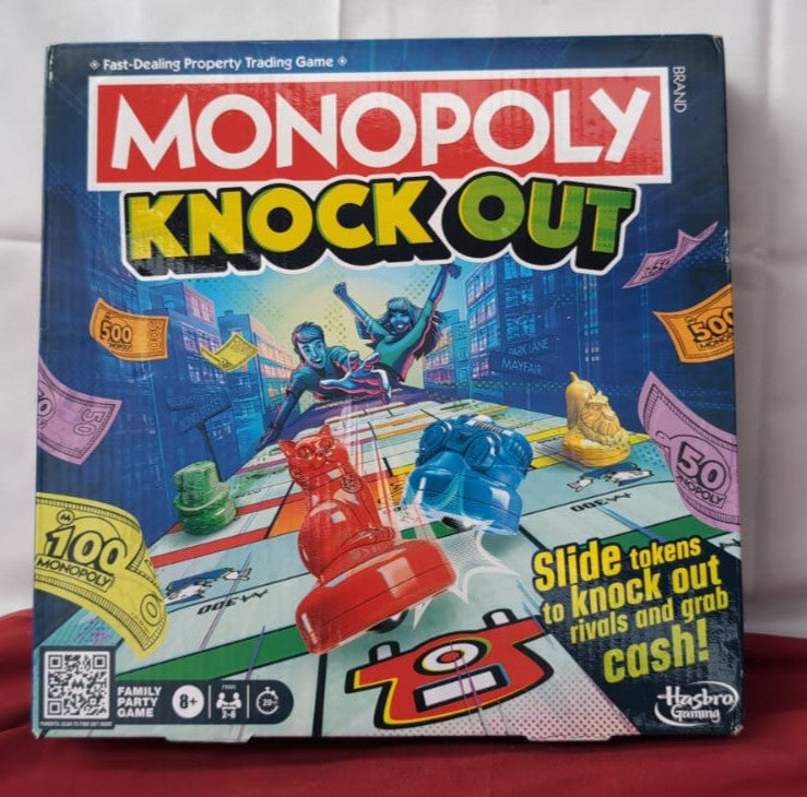 Monopoly Knockout, the extra hard version of the classic,(packaging damaged)