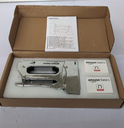 Amazon Basics Heavy Duty Stapler Gun with 1000 Staples, (box opened)