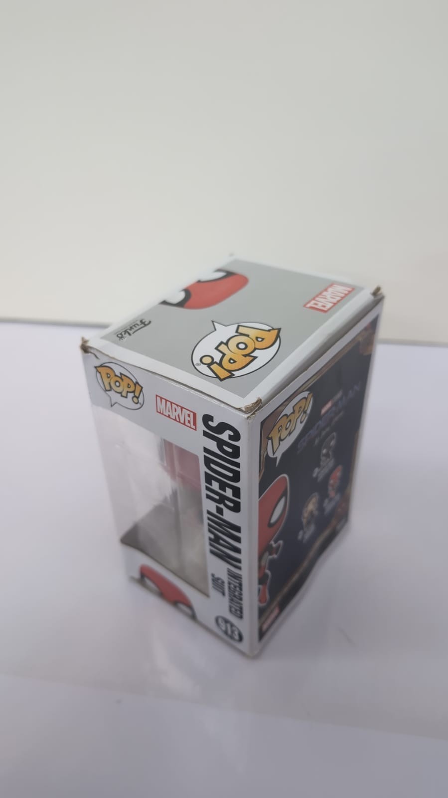 Funko Pop! SpiderMan Integrated Suit) Collectable Vinyl Figure(box  damaged)