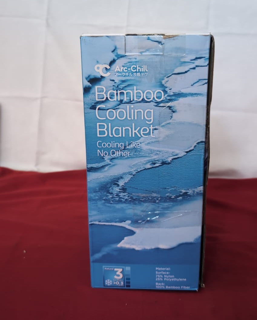 Cooling Blanket for Night Sweats, ArcChill 3.0 Cooling Fiber,Purple(box damaged)