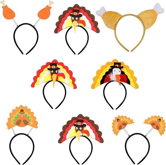 Thanksgiving Headband Turkey Drumstick Headband Head Boppers