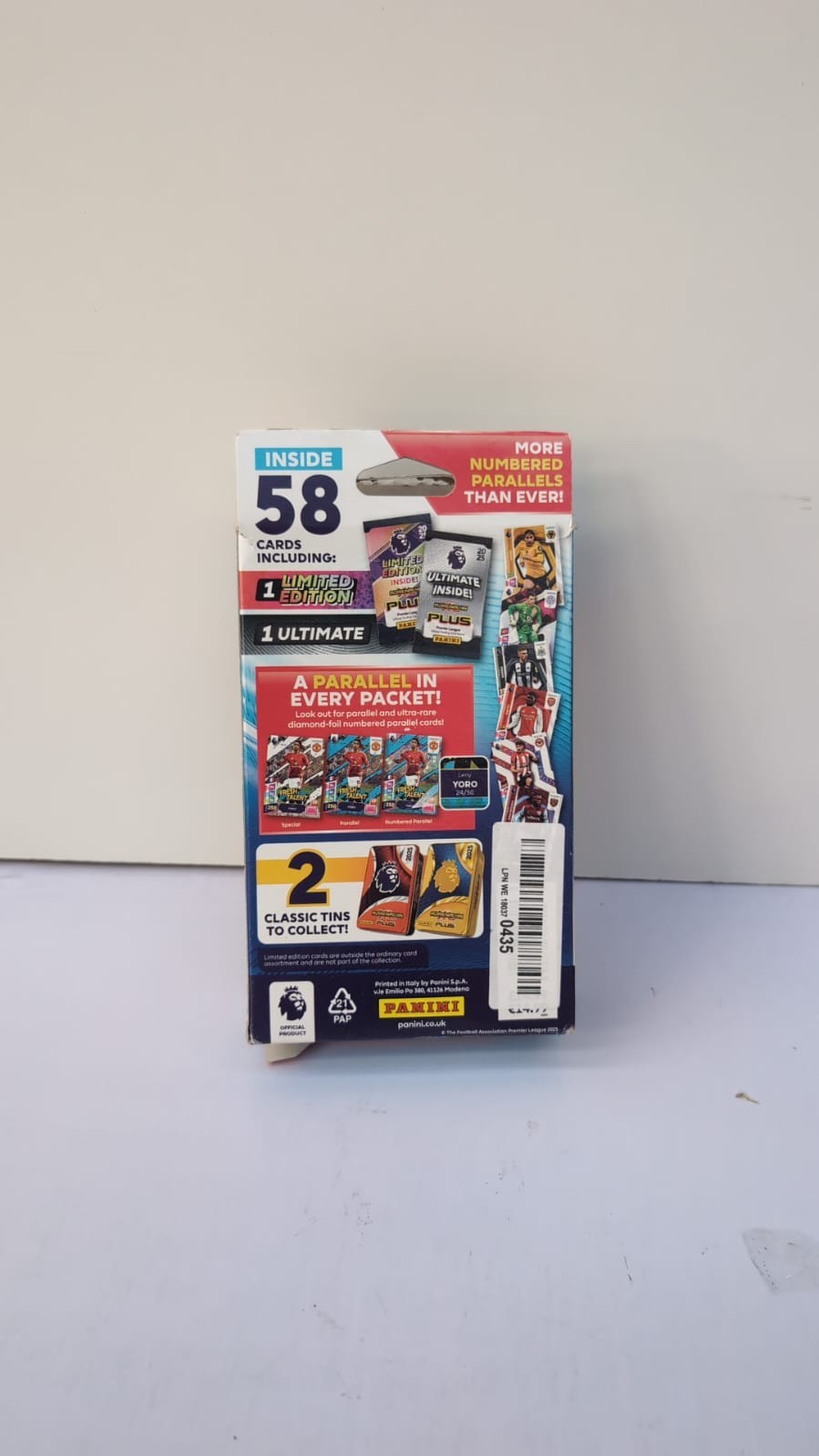 Adrenalyn XL™ PLUS 2025 (Box damaged 6 packets normal, 1 limited and 1 ultimate)