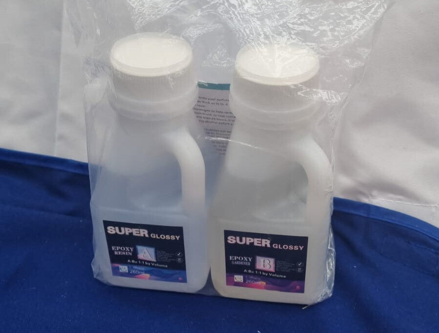 Super Glossy epoxy Resin 260ml & Hardener 260ml
