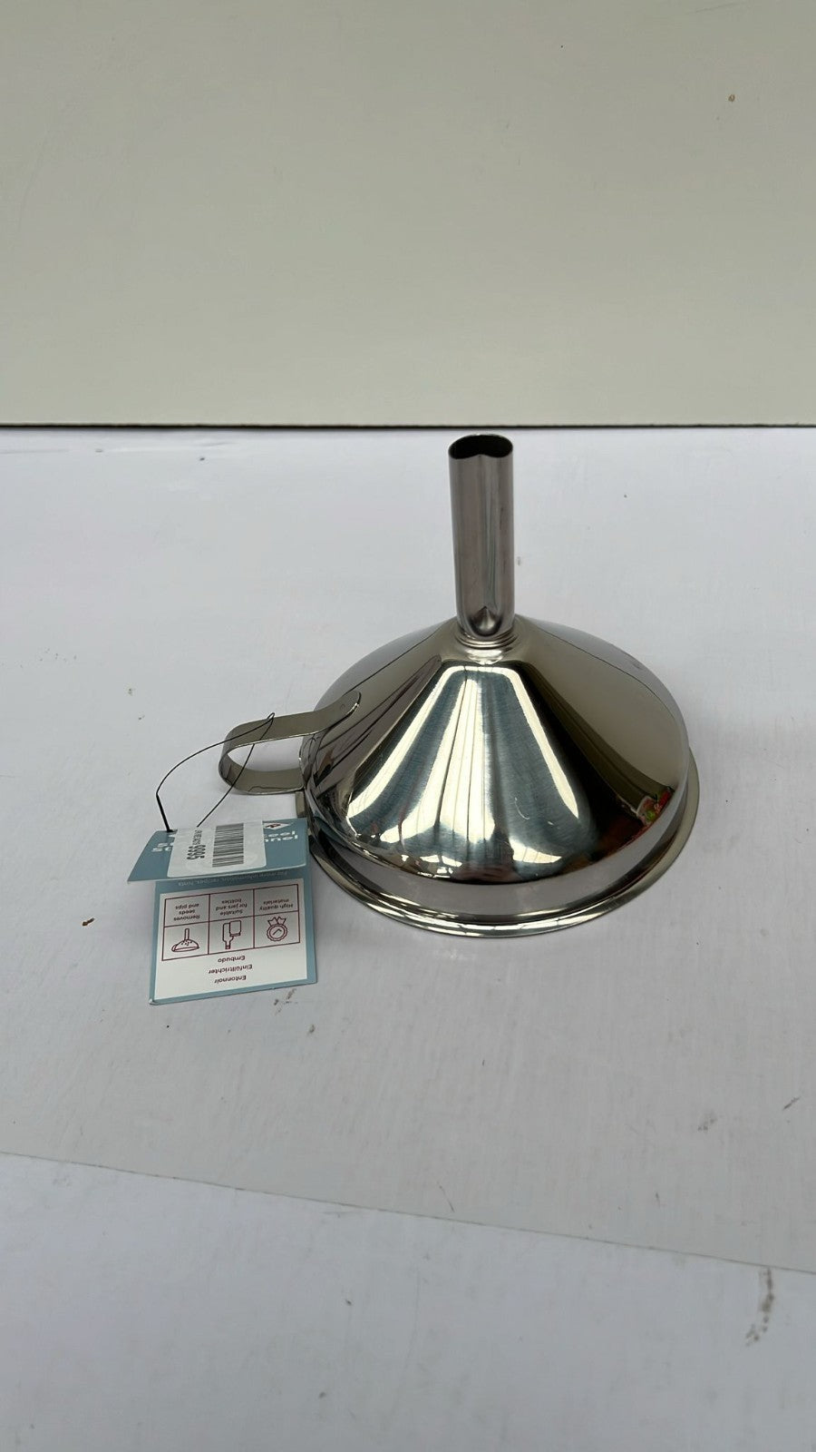 Kilner Stainless Steel Straining Funnel with Removable Disc Ergonomic Design