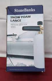 Stone Banks Pressure Washer Foam Lance with 5 Spray Nozzles 1 Litre(box damaged)