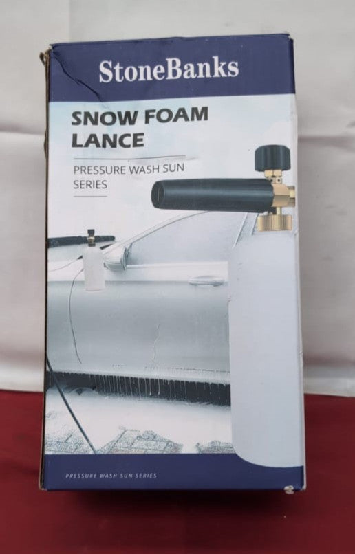 Stone Banks Pressure Washer Foam Lance with 5 Spray Nozzles 1 Litre(box damaged)