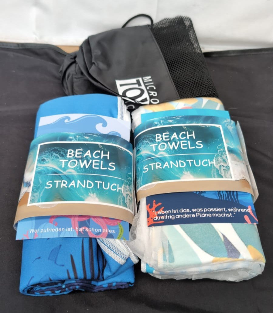 Beach Towels Strandtuch Microfiber 2 Pack