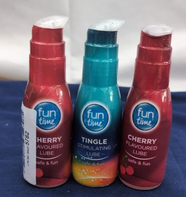 Fun time Lubricants - Tingle, Cherry, 225ml (3pack)