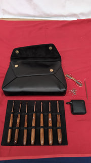 KnitPro Limited Edition Glossy Finish Wood Mellow Crochet Hook 1set(USED)