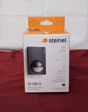 Steinel Motion Sensor IS 180-2 Black, PIR Motion Detector, 12 m Reach