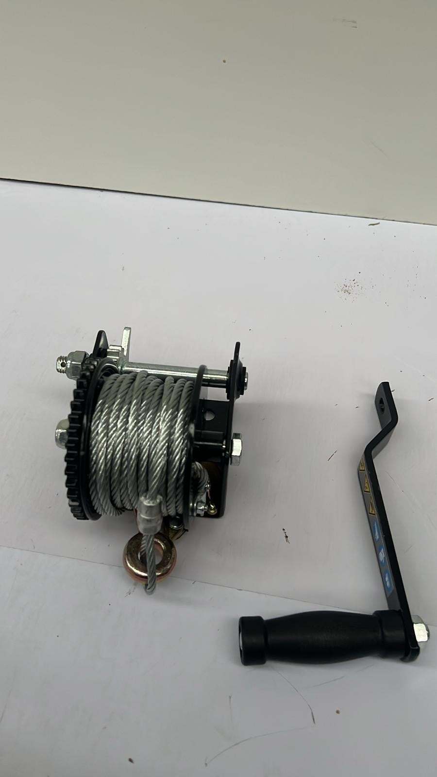 Güde Winch 360 kg 10m Max Pull Force 360 kg, 10 m Steel Cable, for Horizontal