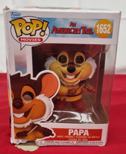 Funko Pop! Movies: American Tail Papa Mousekewitz  an Collectable (box damaged)