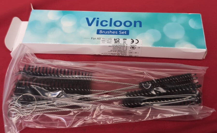 Vicloon Bottle Cleaning Brushes, Tube Nylon Pipe