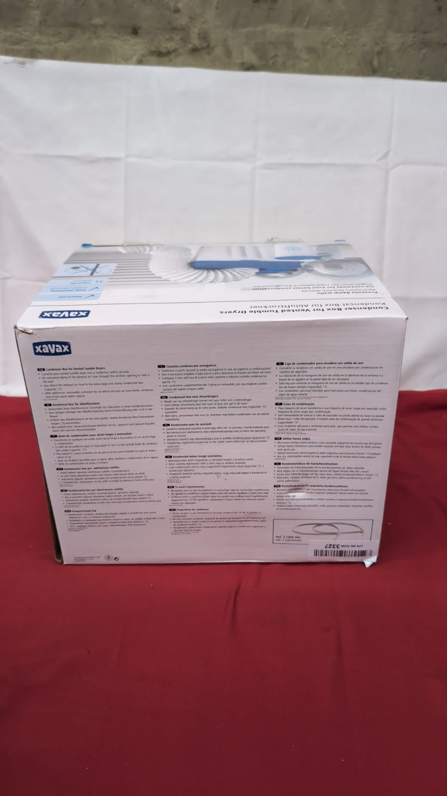 Xavax Condensation box for exhaust dryers,White (BOX DAMAGED)