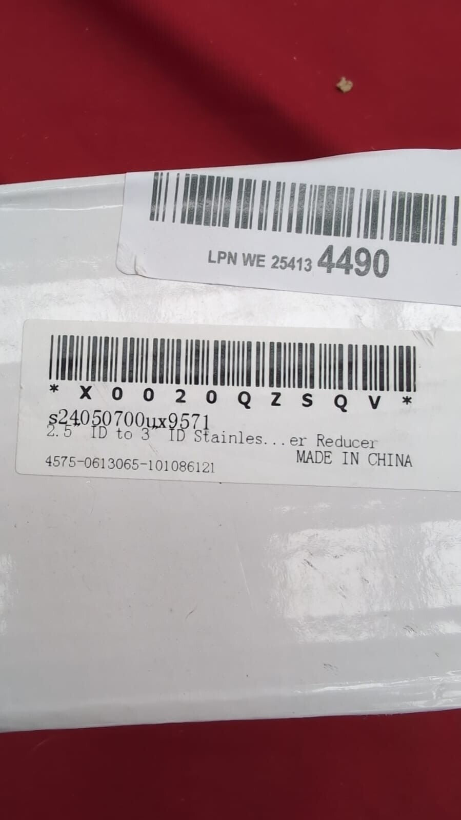 2.5" ID to 3" ID Stainless Steel Car Exhaust Pipe Adapter Reducer Replacement