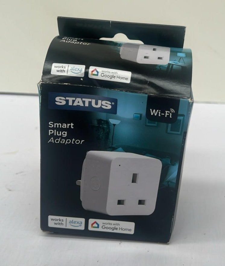 STATUS Smart Plug Wi-Fi Adaptor | App Controlled | UK 3-Pin Plug
