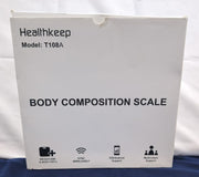 Healthkeep Smart Body Fat Scale with Large VA Display Composition Metrics