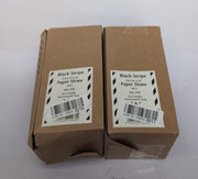 Black & White Striped Paper Straws 8" 6mm – Pack of 250  (Box Damaged)
