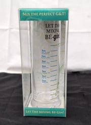 Boxer Gifts GWR011 Let The Mixing Be Gin Novelty Spirit Measure