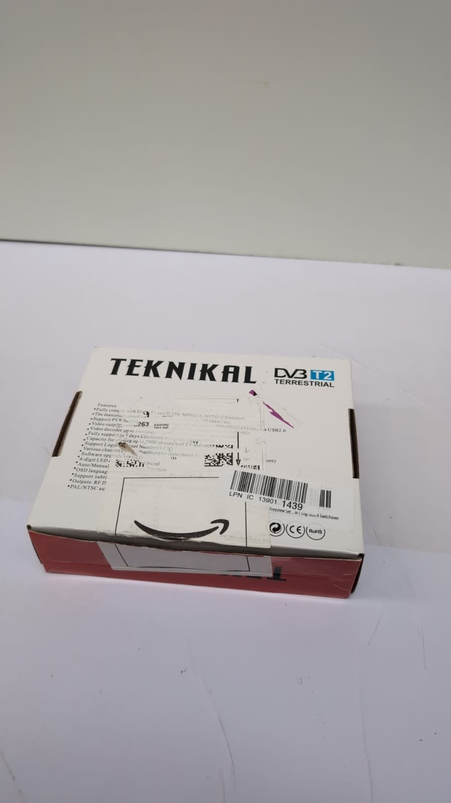 Teknikal HD Freeview Set Top Box Receiver Plus Recorder for Digital TV Channels
