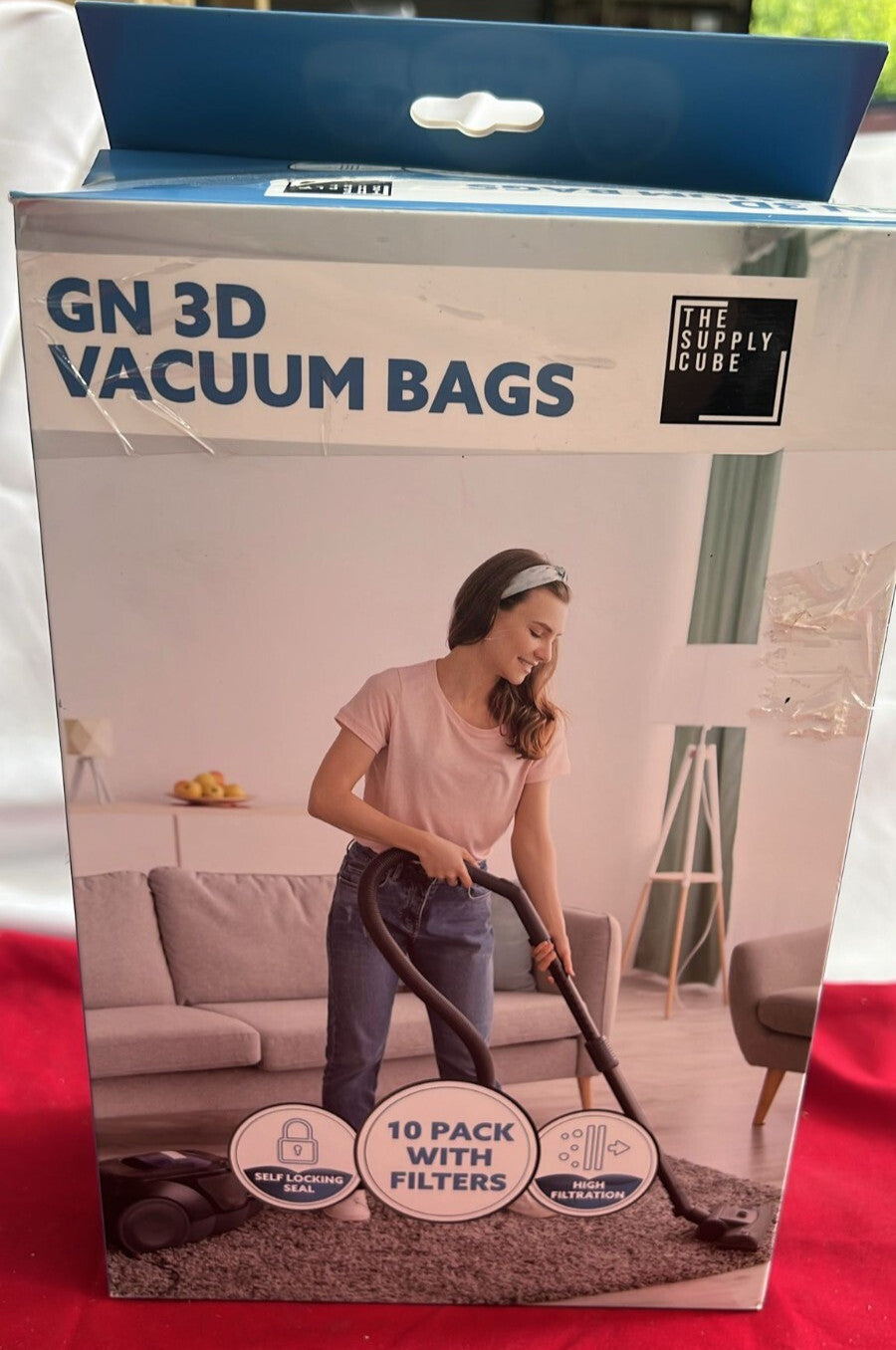 Supply Cube 10 Pack Vacuum Cleaner Bags with 3D Technology (box damaged)