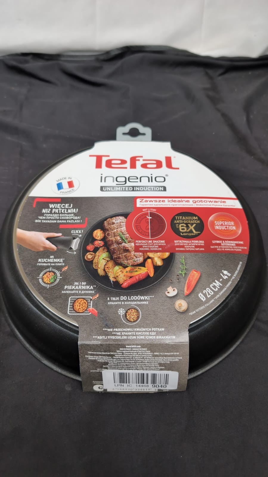 Tefal Ingenio Frying Pan 28 cm, Induction, Non-Stick Coating,(dent on edge)