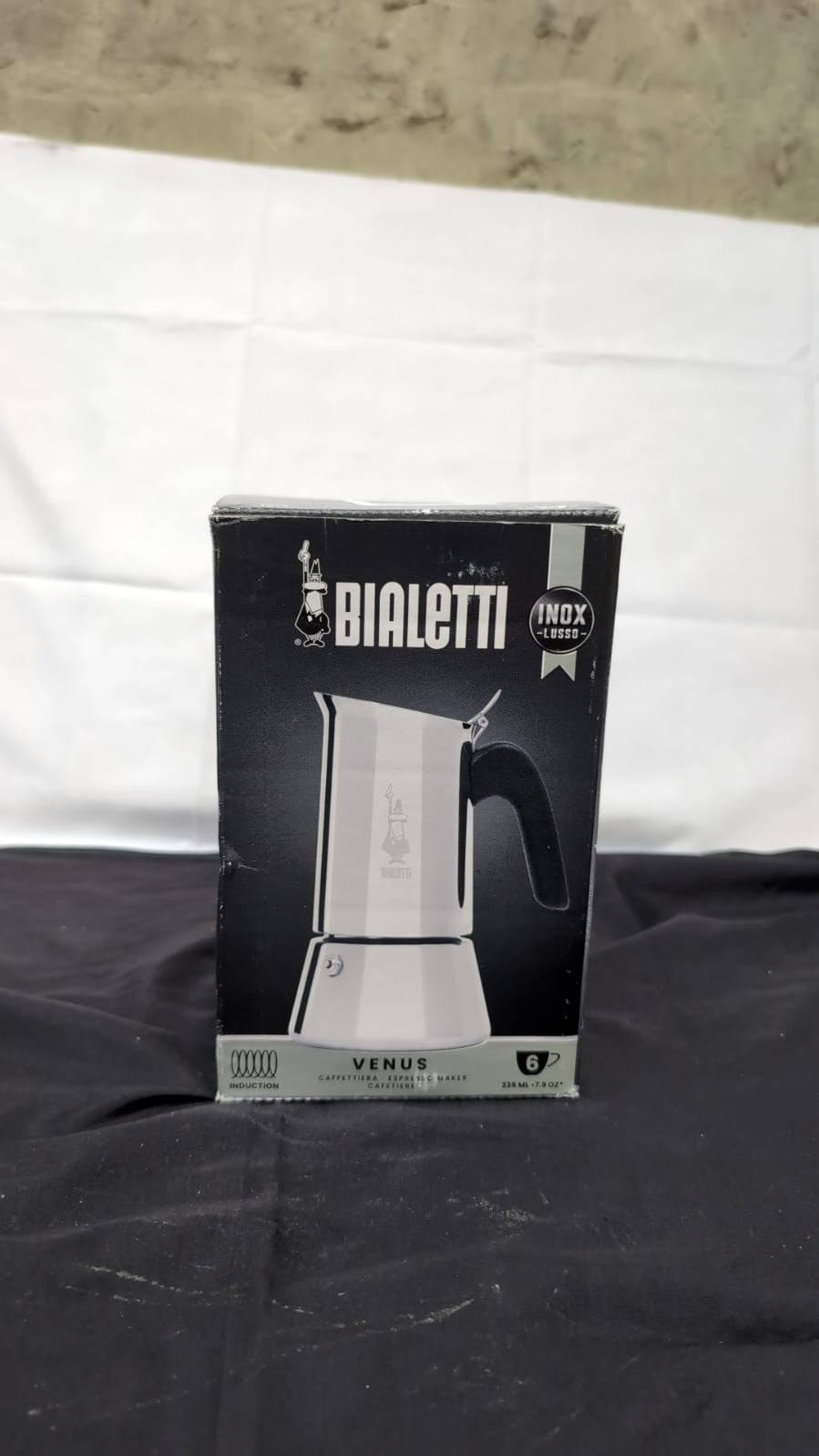 Bialetti New Venus Induction, espresso coffee maker, 6 cups(USED)