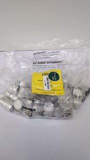 Zuvo Unscented Tea Light Candles (100-Pack) White(packaging damaged