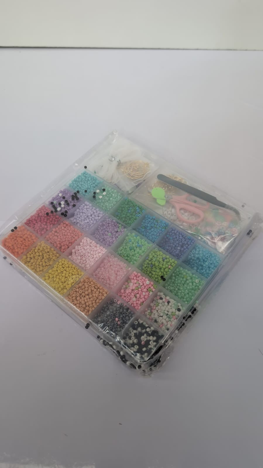 Clay Beads Bracelet Making Kit, Beads for Jewellery Making,(PACKGAING DAMAGED)