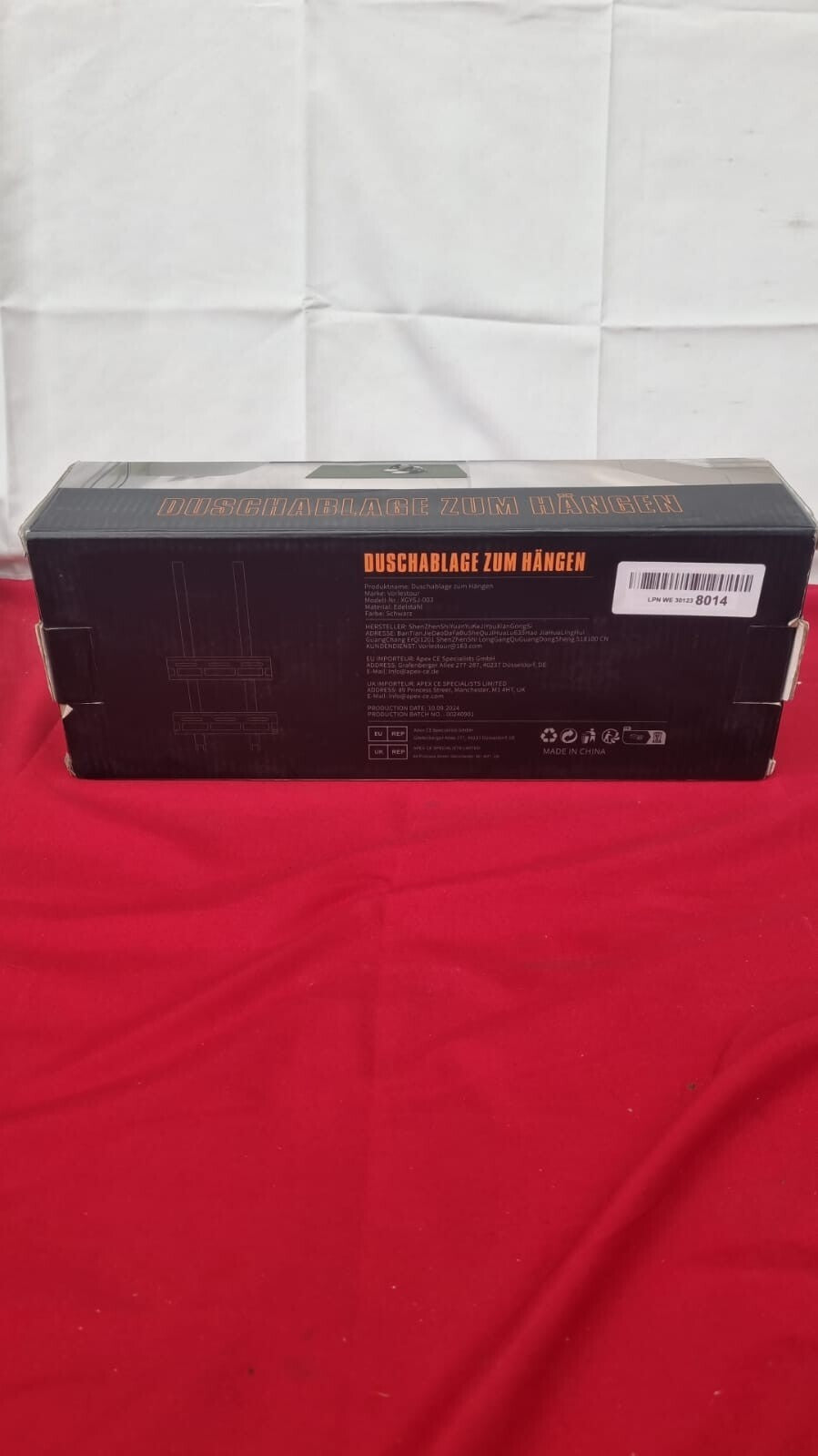 Door Shower Caddy No Drilling/Hanging Bathroom Shelf