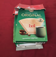 Melitta Pack of 2 Original Size 1x4, Filter Coffee Makers, (packaging damaged)