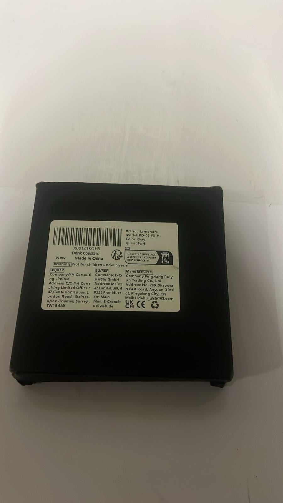 Non Slip Silicone Pad Mat  - Square Drink Coasters