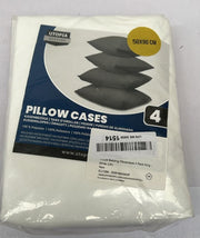 Utopia Bedding - 4 Pack Pillow Cases - OEKO-TEX