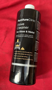 Furniture Clinic Stove Glass & Metal Cleaner - Clean & Removes Ash, Carbon.