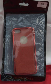 ERT GROUP Electro case with glitter insert and red sides for iPhone 5/5S/SE