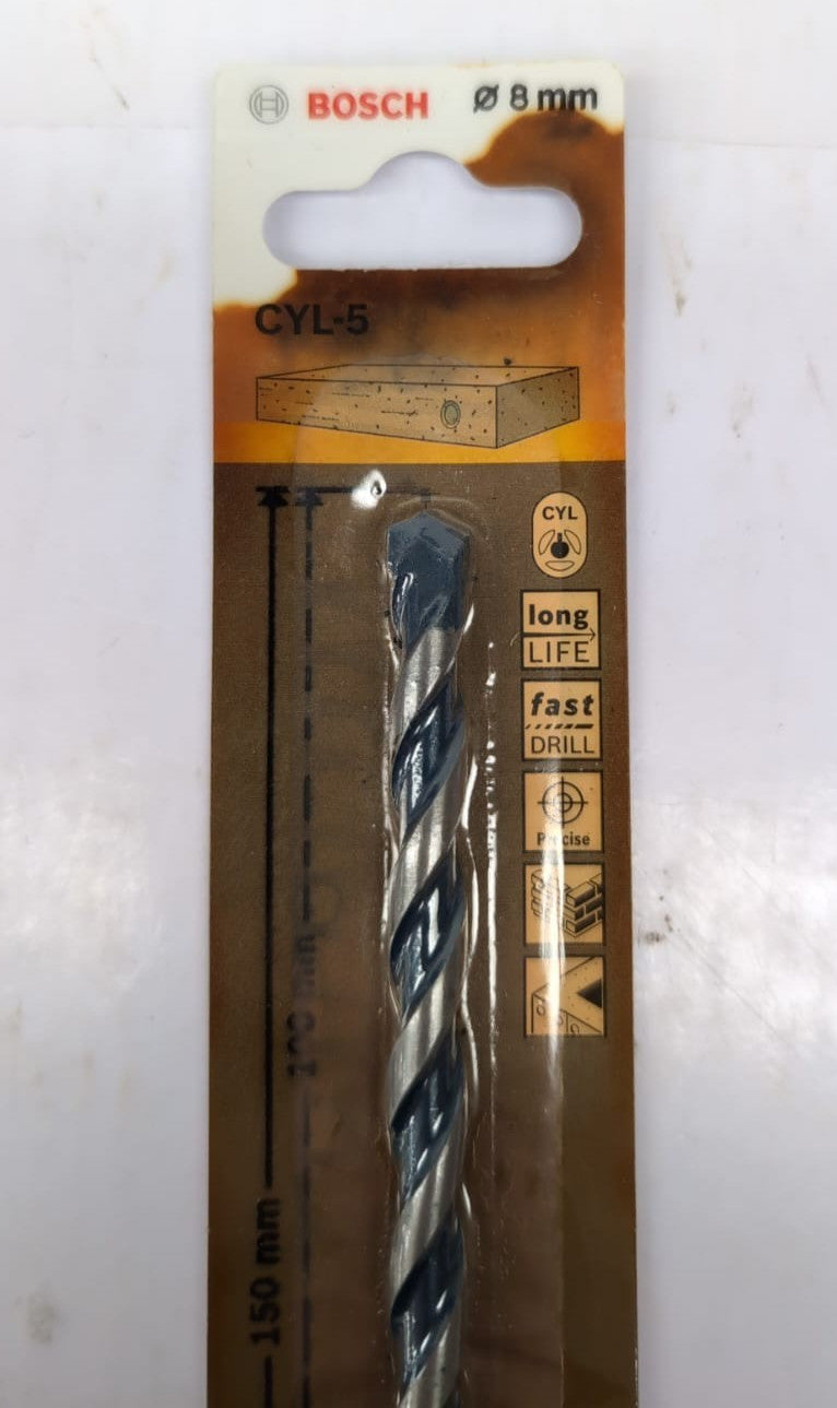 Bosch Professional 1x CYL-5 Concrete Drill Bit Ø 8 x 100 mm (PACKAGING DAMAGED)