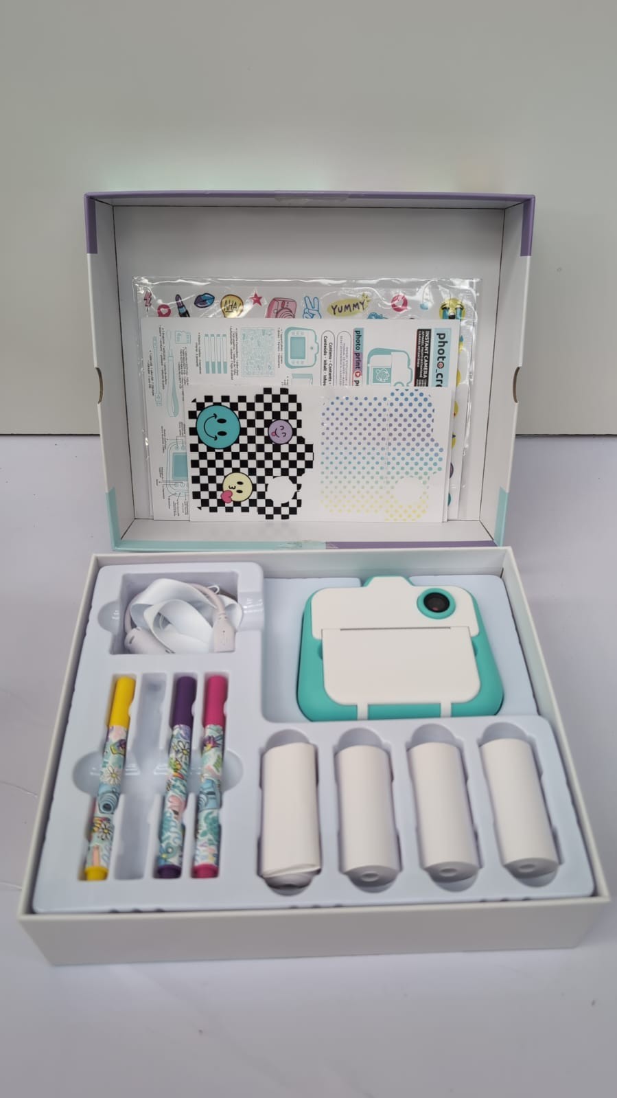 Photo Creator Instant Kids Digital Camera with Built-In Printer(USED)