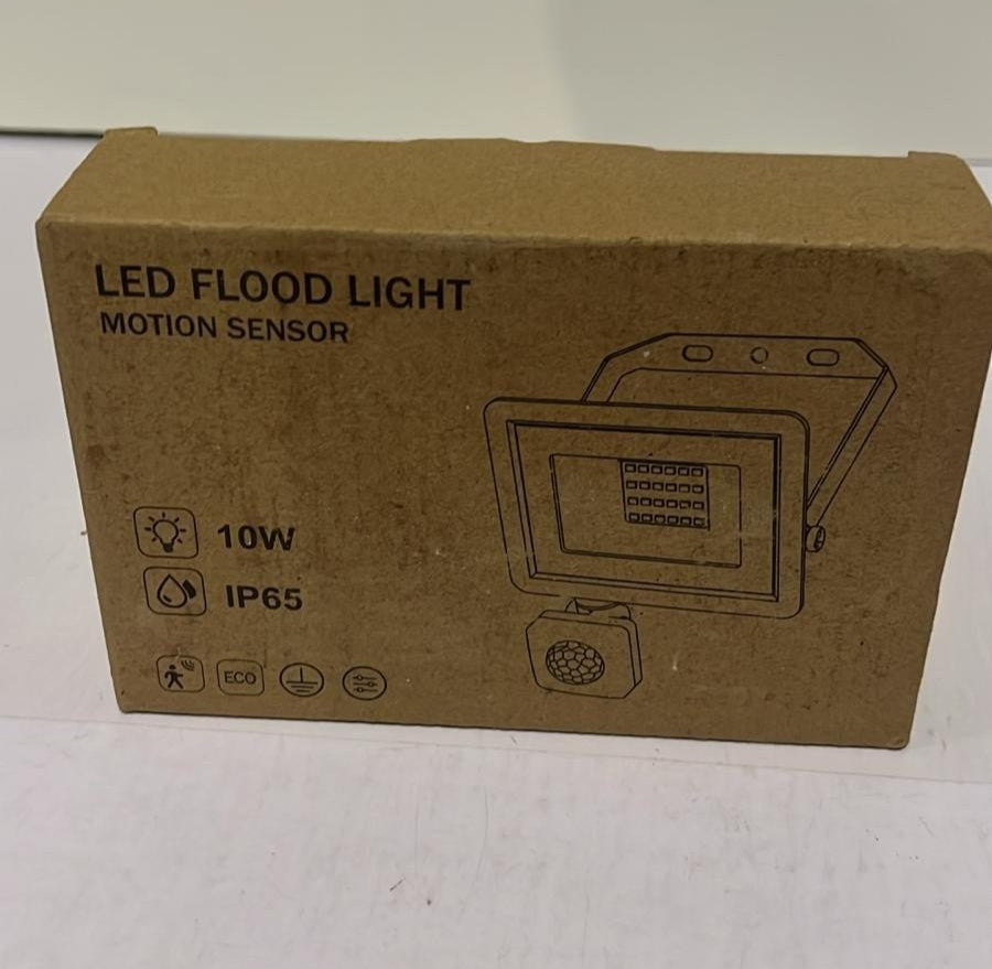 Bright Source LED Floodlight, PIR Motion Sensor, IP65, 10W