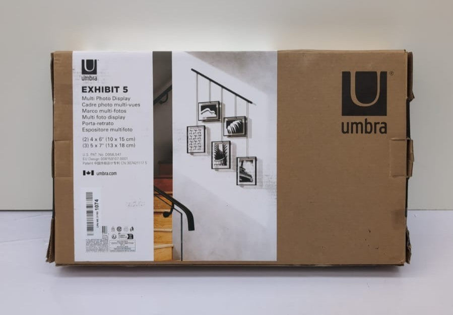 Umbra Photo Display, 5 Frames (BOX DAMAGED)