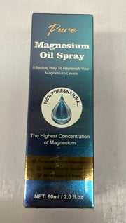 Pure Magnesium Oil Spray for Feet & Body - Easy to Absorb 2 fl / 60ml