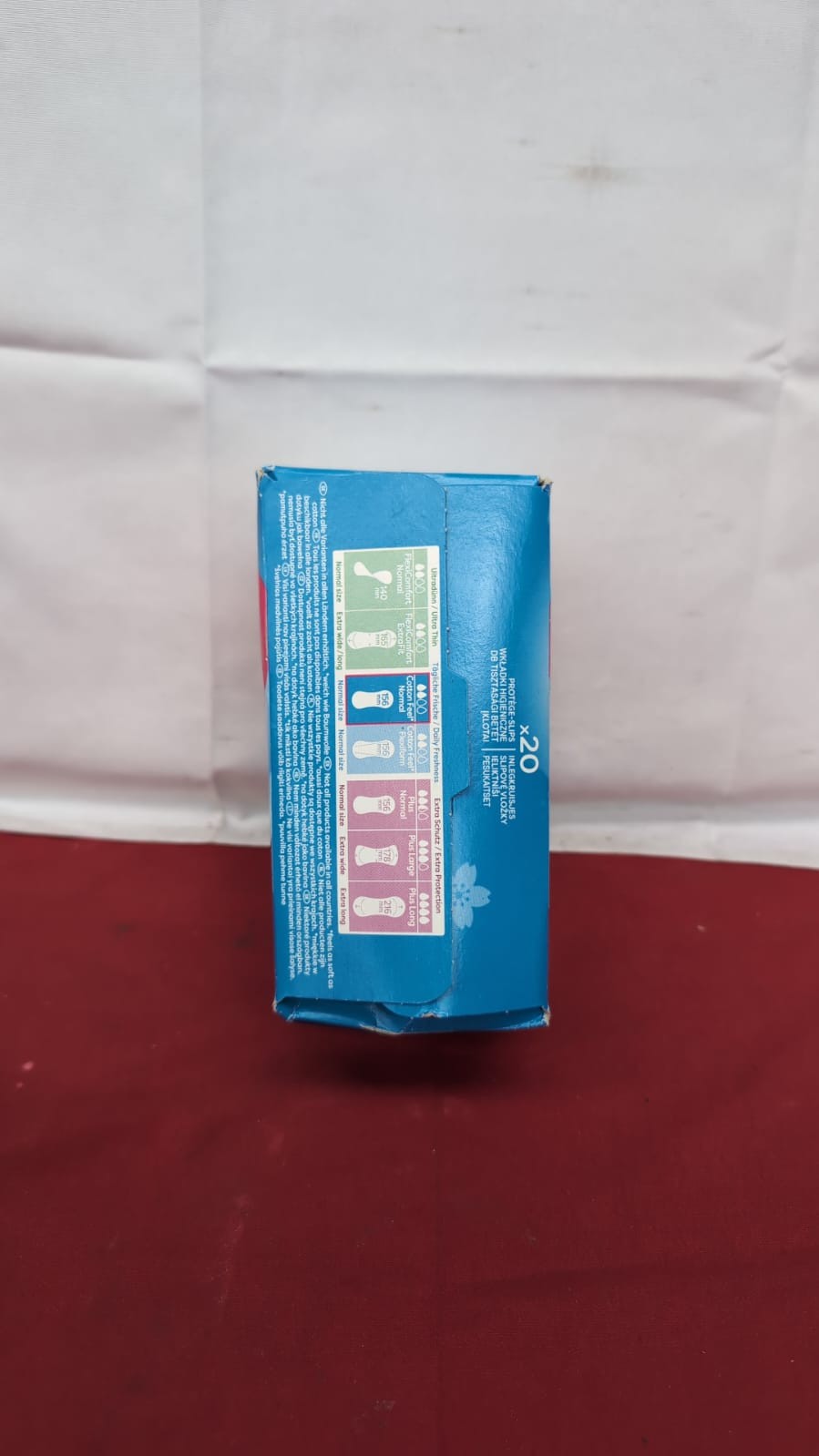 Carefree Cotton Fresh Fragrance Panty Liners (20 Pack), Normal Absorbency