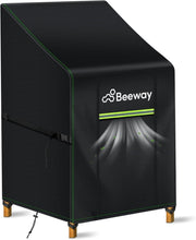 BEEEWAY Garden Stacking Chair Cover Waterproof with Air Vent, Outdoor Patio