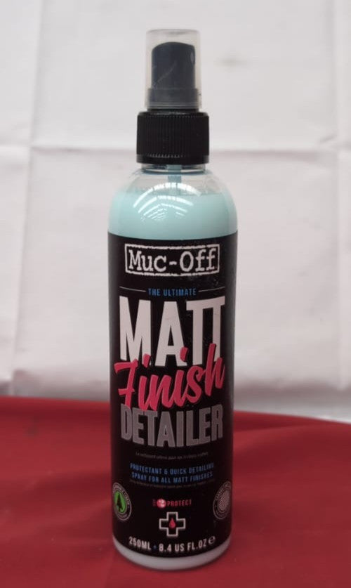 Muc-Off Matt Finish Detailer, 250ml - Premium Bike Protection Spray for MTB