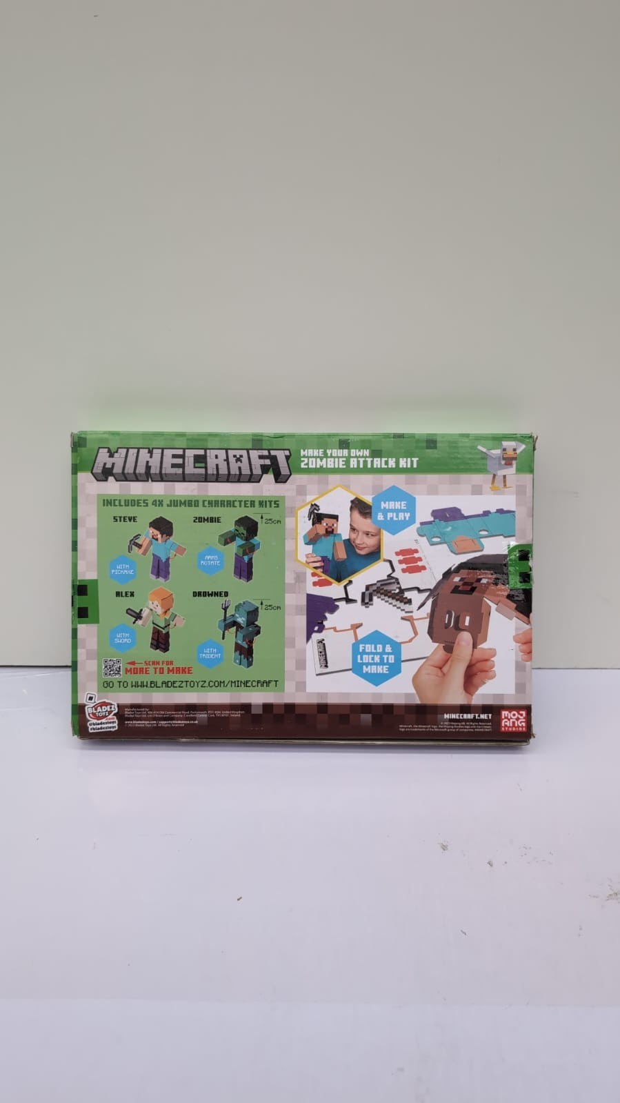 BLADEZ Minecraft Toyz Make Your Own Zombie Attack Kit (BOX DAMAGED)