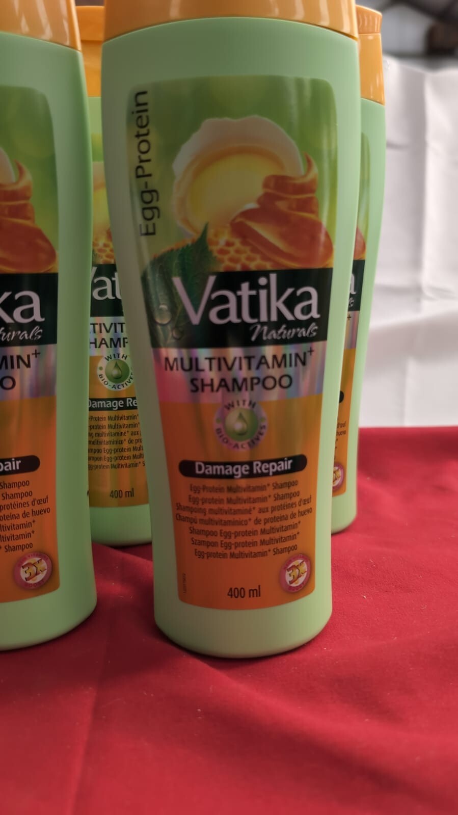 Vatika Naturals Egg Protein Shampoo - 400 ml, Enriched With Goodness (5 pack)